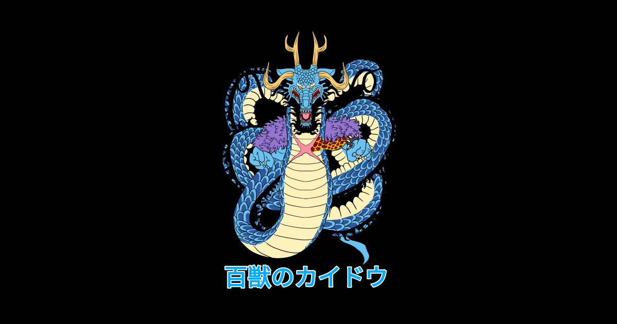 Kaido dragon Kaido Sticker TeePublic