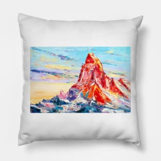 Matterhorn. Sunrise Pillow