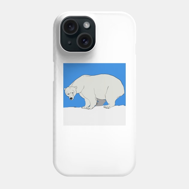 Polar bear 2 Phone Case by Noamdelf06