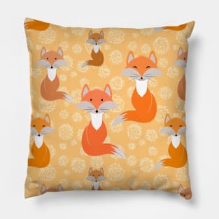 Cute fox print Pillow