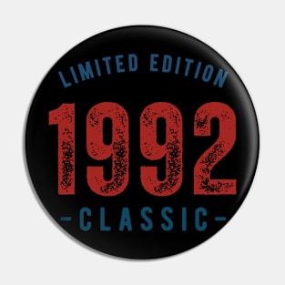 Limited Edition Classic 1992 Pin