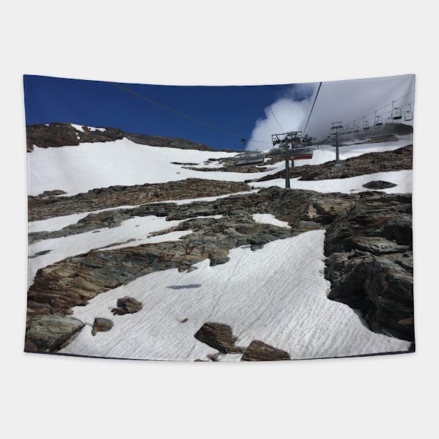 Mölltal Glacier Tapestry by Crea Twinkles