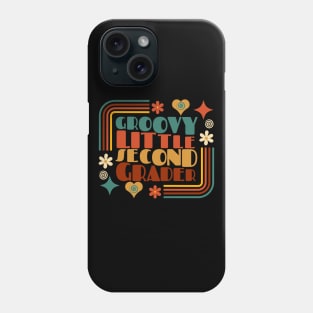 Groovy Little SECOND Grader First Day of School Phone Case