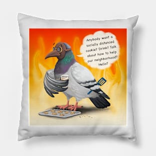 Pandemic Pigeon Pillow