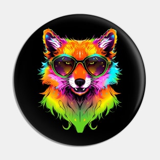 cool fox Pin