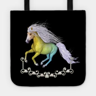 Wonderful fantasy horse in soft colors Tote