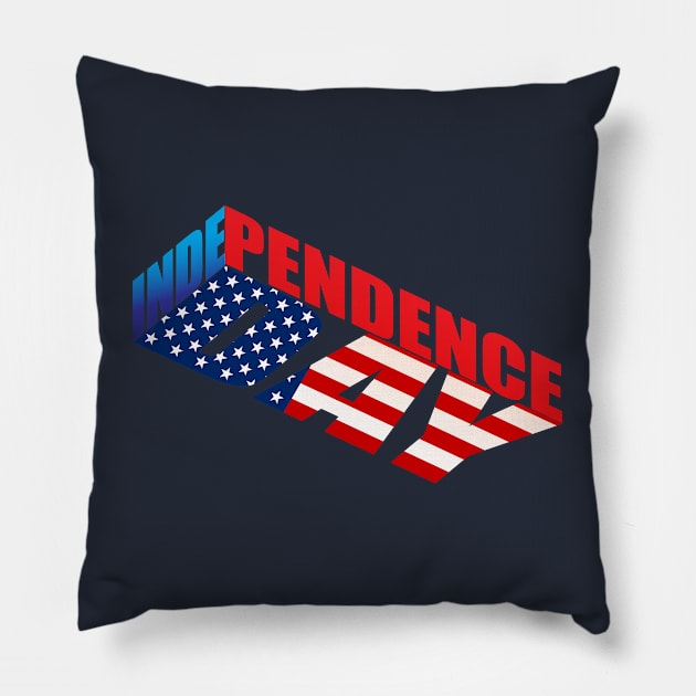 Independence day Pillow by 397House