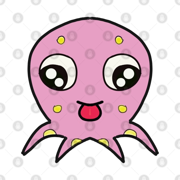 Happy Face Octopus by TANSHAMAYA