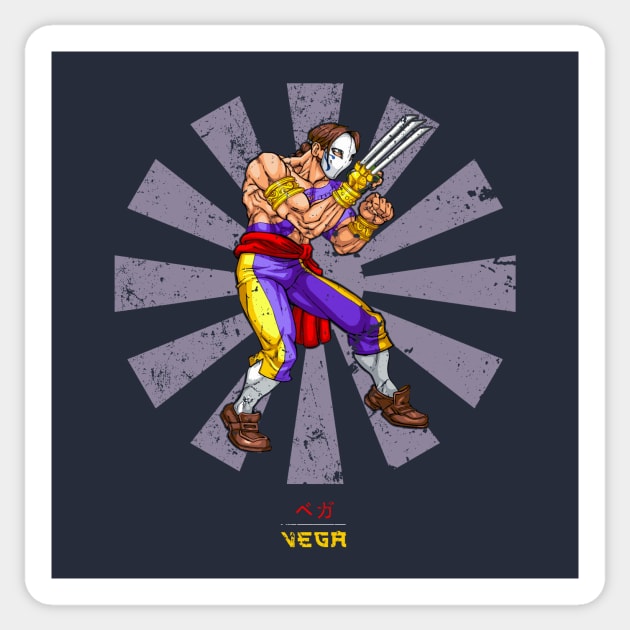 Vega Sticker  Street Fighter II – AJTouch