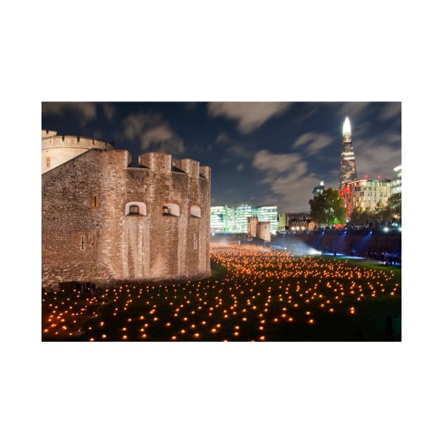 Tower of London Beyond The Deepening Shadow by AndyEvansPhotos