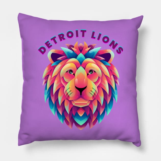 Detroit Lions NFC New Color Pillow by TrendsCollection