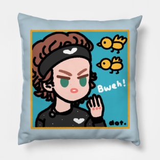 Andrey Rublev annoyed by birds Pillow