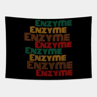 Enzyme old school design 80s Tapestry