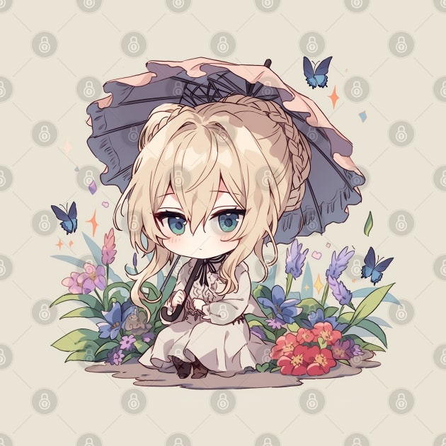 chibi violet evergarden by WabiSabi Wonders