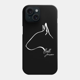 Proud English Bull Terrier profile dog lover gift Phone Case