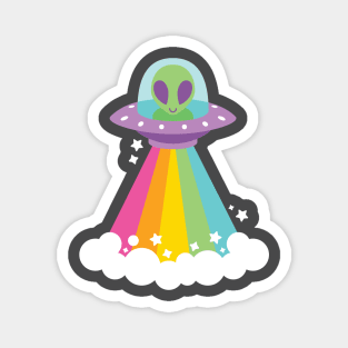 Rainbow Alien HUGE Edition Magnet