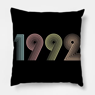 Vintage 1992 28th Birthday Gift Men Women Pillow
