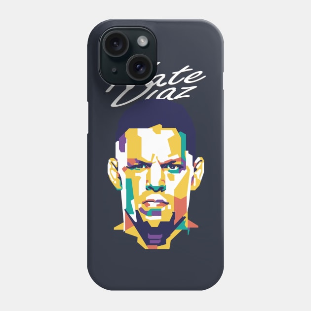 Nate Diaz Phone Case by pentaShop