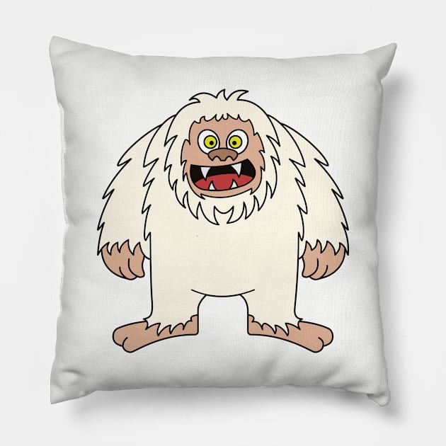 Yeti Pillow by SmudgeWorx