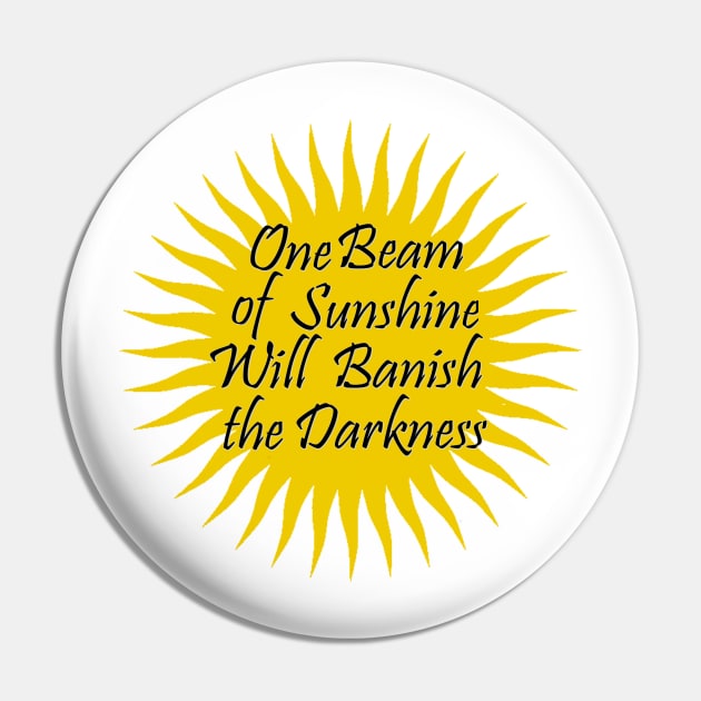 One Beam of Sunshine Pin by OneBeamofSunshine