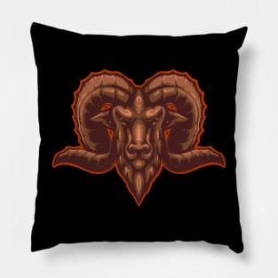 Goat Head Pillow