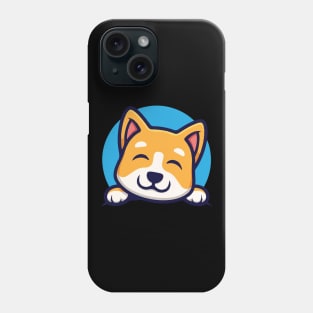 Cute Dog with Biden Harris Sign T-Shirt Phone Case