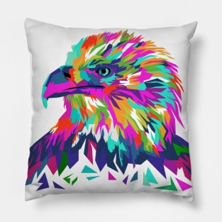 Colorful Eagle Pillow