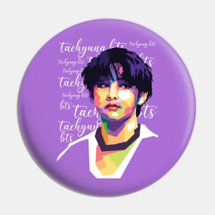 bts taehyung V Pin