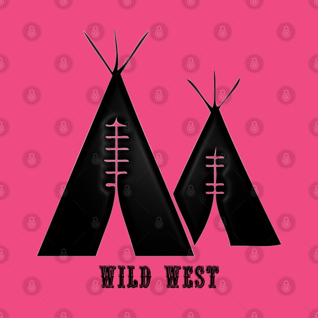 Western Era - Wild West Indian Teepee by The Black Panther