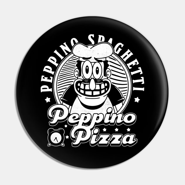 Peppino Pizza Crest Pin by Lagelantee