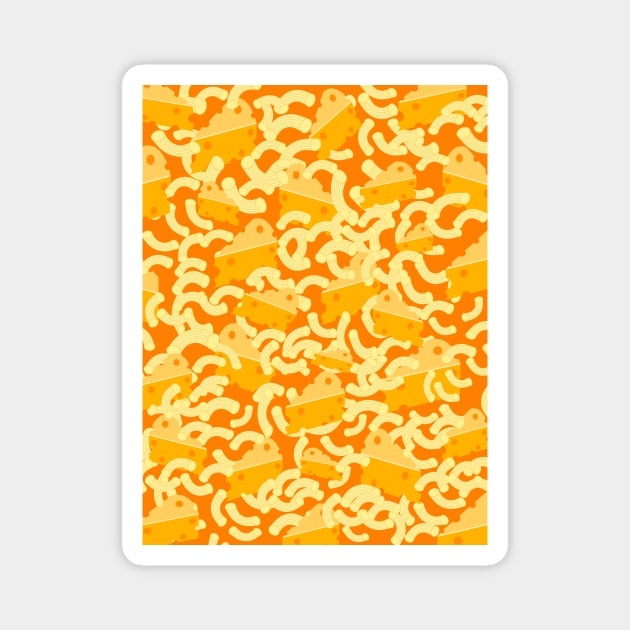 MAC And Cheese - Macaroni And Cheese Art Magnet by SartorisArt1