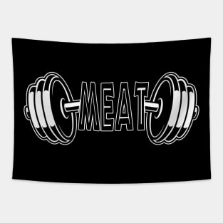 MEAT Carnivore Diet Workout Lifestyle Shirt Tapestry