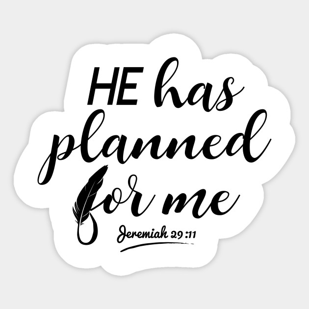 jeremiah 2911 bible verse scriptures bible verses sticker