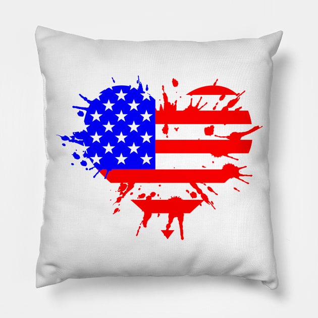 july 4th Pillow by Mdath