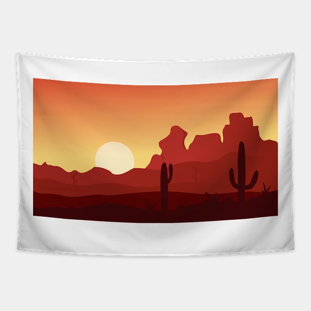 saguaro of the day Tapestry by Medotshirt