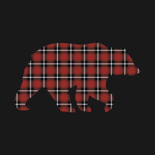 Red Plaid Bear T-Shirt