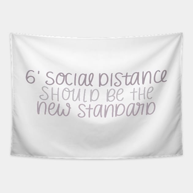 social distance Tapestry by nicolecella98