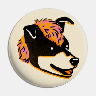 Doberman Mohawk Pin