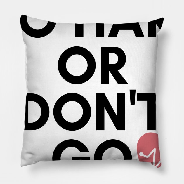 Go Hard Pillow by Simbac