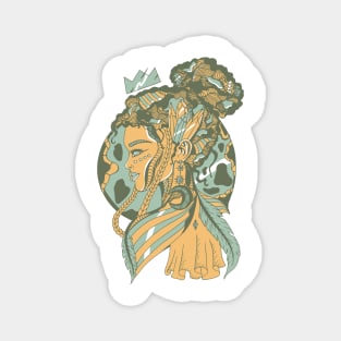 Sage Green Beauty Queenv Magnet