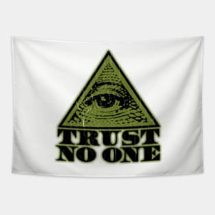 Trust No One (vintage distressed look) Tapestry
