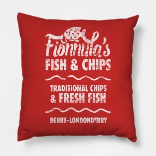 Best Fish and Chips in Northern Ireland Pillow