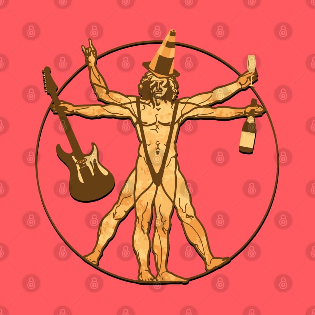 Party vitruvian man by VinagreShop