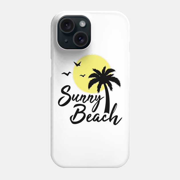 Sunny Beach Phone Case by ThyShirtProject - Affiliate