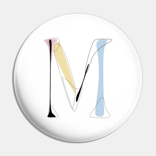 Pastel M Pin