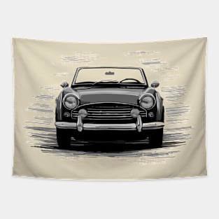 Triumph TR6 - sketch Tapestry