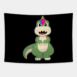 Dinosaur Unicorn Tapestry