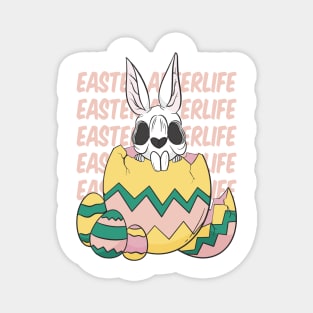 Creepy Easter Bunny Magnet