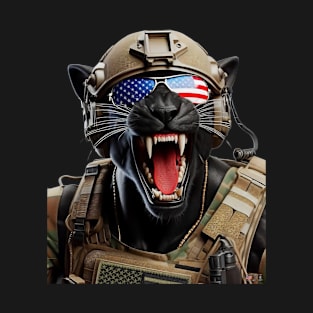 Patriot Panther by focusln T-Shirt