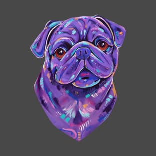 Boof - Pug Dog Painting T-Shirt